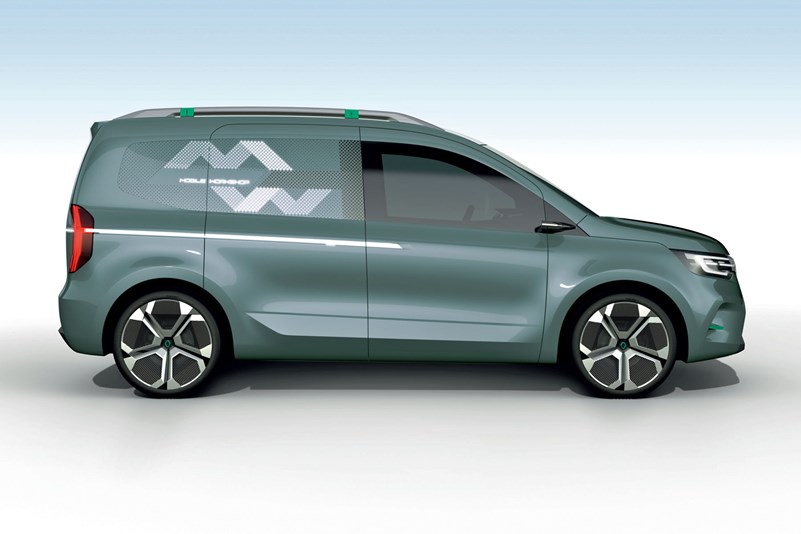 New Renault Kangoo ETech electric van with 164mile driving range