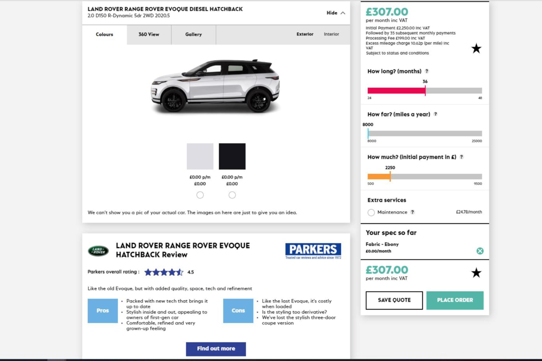 How to lease a car online Parkers