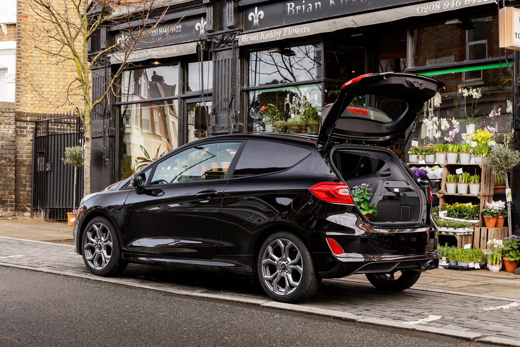 black fiesta van