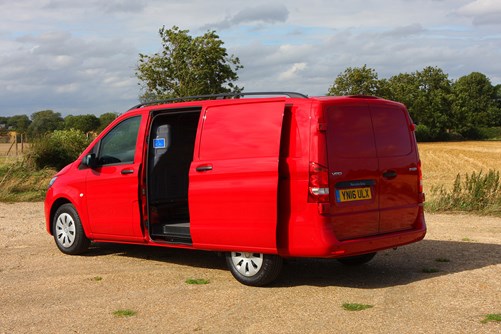 Mercedes Vito van dimensions (2015-on), capacity, payload, volume, towing