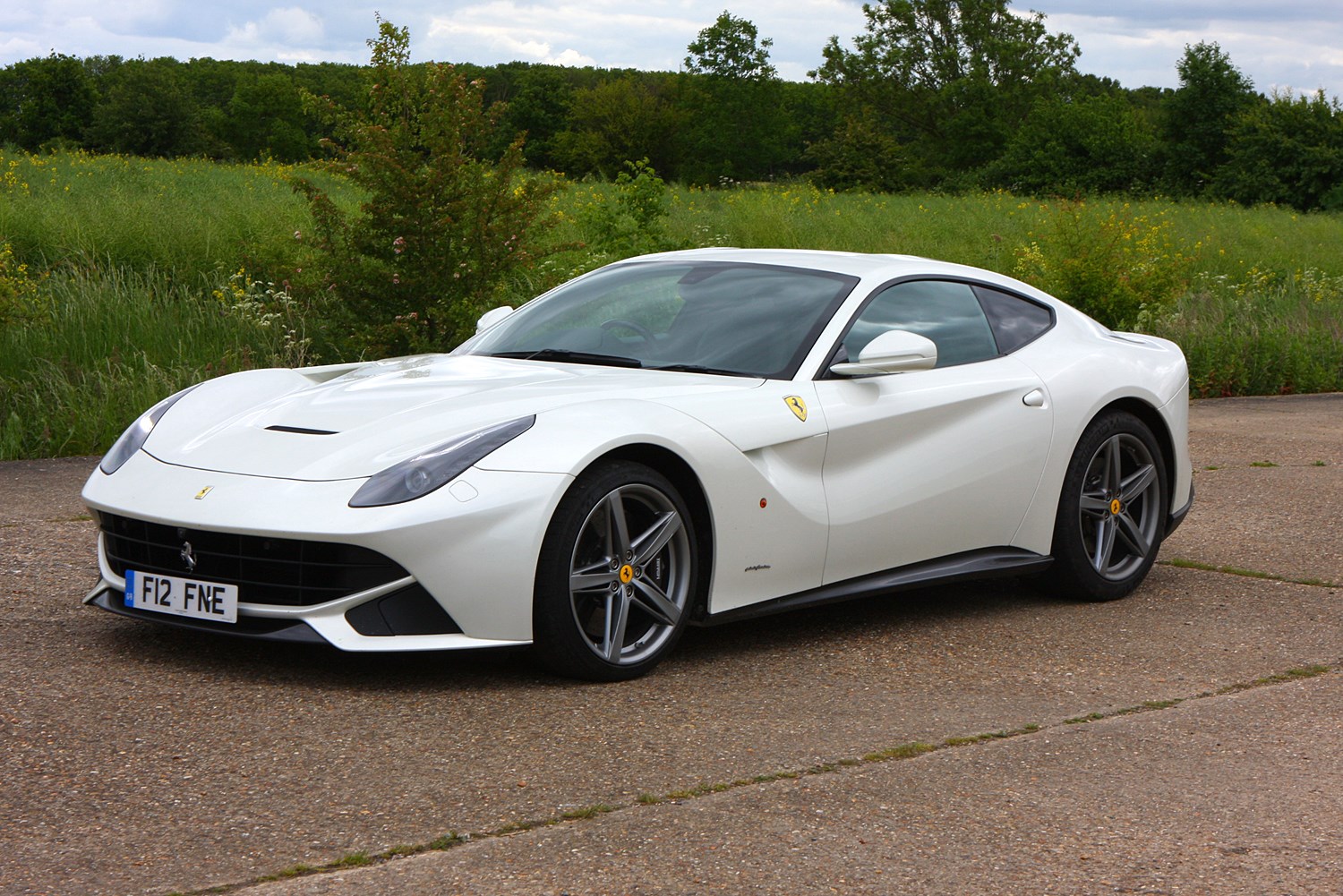 Ferrari f12 Berlinetta серая