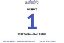 Vauxhall Adam (12-19) 1.2i Jam 3d For Sale - Kemberton Car Sales, Telford
