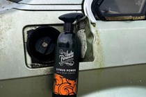 The Auto Finesse Spray on a car