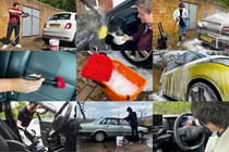 A collage of testing images for Parkers