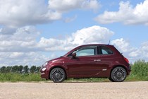 Fiat 500 side profile 2020