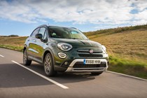 Fiat 500X front driving shot
