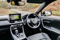 Interior of the 2021 Toyota RAV4 Plug-in Hybrid