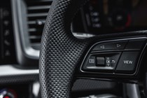 2019 Audi A1 steering wheel detail