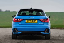 2019 Audi A1 S Line rear - Turbo Blue