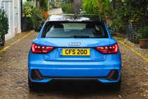 2019 Audi A1 S Line rear parked on the street