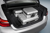 BMW 7 Series review, boot space with luggage