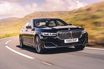 BMW 7 Series review, front view, driving