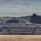 Grey 2019 Audi S4 Saloon side elevation