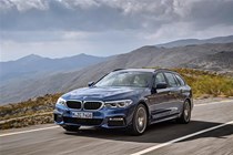 BMW 5 Series Touring on the move