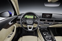 Stylish cabin of new Audi A4