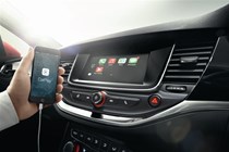 Features such as Apple CarPlay will be available in the latest Vauxhall Astra