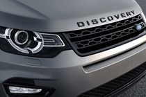 The New Discovery Sport's grille.