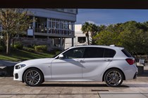 BMW 1 Series facelift 5 door, white