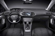 Interior mirrors the new Peugeot 308 hatchback