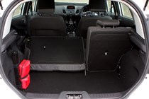 Flexible rear seating allows largers loads to be carried in the Ford Fiesta