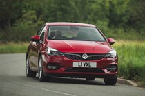 Vauxhall Astra 2019 red front driving