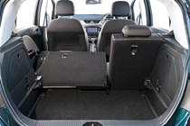 Split-folding rear seats are only standard on higher-spec Vauxhall Corsas