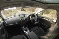 Audi A3 Sportback e-tron interior quality sets a benchmark for cars of this size