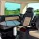 The interior of the VW Caravelle Business Edition looks almost like a boardroom