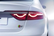 Jaguar XF rear lights nod to the F-Type's graphics