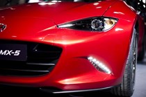 The new scalloped out headlights of the Mazda MX-5 are likely to turn some heads