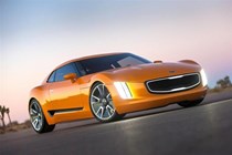 The Kia GT4 Stinger sports car concept was created by Kia's design team in California