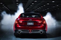 The Infiniti Eau Rouge's central rear fog light is designed to mimic a Formula One car's rear safety light