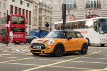 The MINI Cooper S is still at home in the city