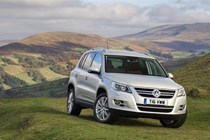 The Tiguan is one of the models affected and requires a different type of fuse for the headlight system