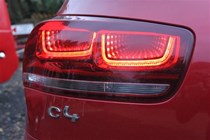 Three-dimensional tail-lights add some visual interest to the Picasso. They're only standard on the top trims, though