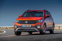 VW T-Cross driving front