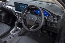 Ford Focus Estate infotainment system and gauge cluster