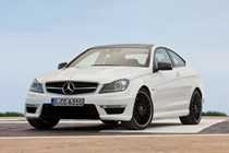 Mercedes C-Class C 63 AMG Coupe, white