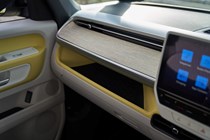 VW ID. Buzz review, front dashboard storage