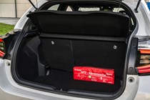 Mazda 2 Hybrid bootspace is modest at 286 litres