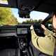 Ford Puma ST (2024) review: in-car driving shot, black interior