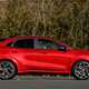 Ford Puma ST (2024) review: side static, red paint