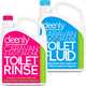 Cleenly Blue 2L and Pink 2L Toilet Chemical Rinse Solution