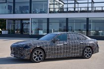BMW i7 electric car prototype, front