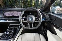 BMW i7 dash close