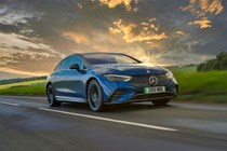 Mercedes-Benz EQE 2022 front driving