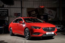 Vauxhall Insignia Grand Sport, red