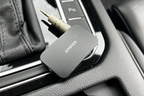 The Anker Soundsync on a car's centre console