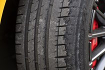 Worn-out Michelin - part-worn tyres