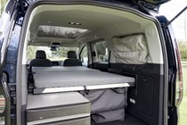 VW Caddy California bed